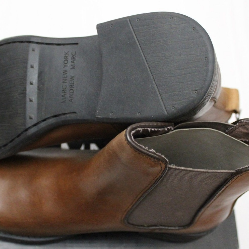 ANDREW MARC BENNETT AUTUMN/BLACK ANKLE BOOT - Picture 6 of 6